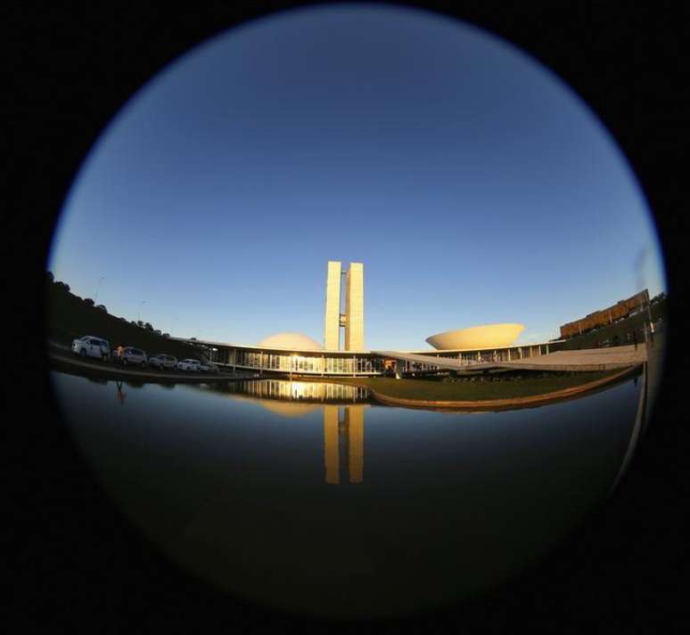 Vista do prédio do Congresso Nacional em Brasília. 27/06/2014.