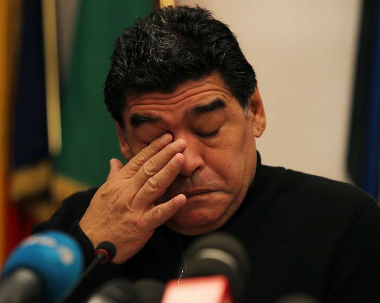 <p>Maradona se diz vítima de perseguição injusta promovida pela Receita da Itália</p>