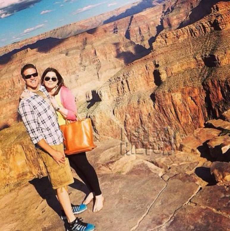 <p>Brittany festejará o aniversário de seu marido, Dan, um dia antes de morrer. Na foto, ela conhece o Grand Canyon</p>