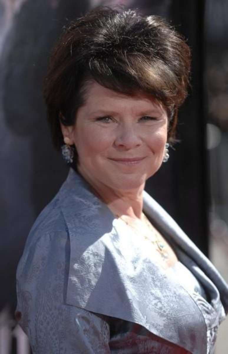 Atriz Imelda Staunton, que interpreta a malvada Dolores Umbridge nos filmes da série "Harry Potter". 08/07/2007