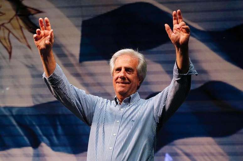 <p>O candidato presidencial Tabaré Vázquez</p>