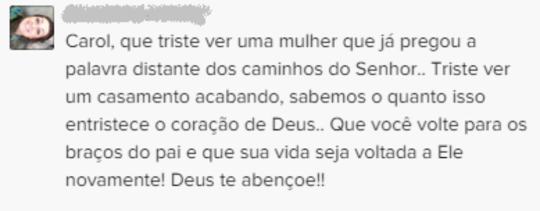 Carol e Kaká se separaram 