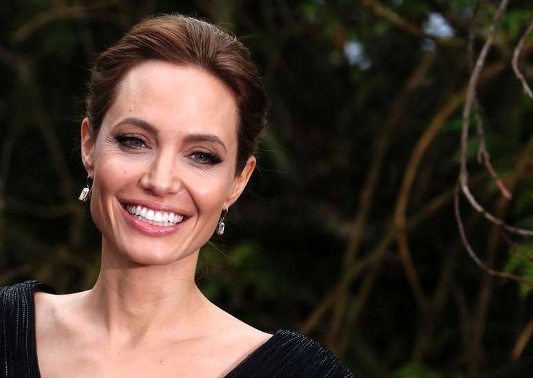 Atriz Angelina Jolie em evento no Palácio de Kensington, em Londres. 8/5/2014