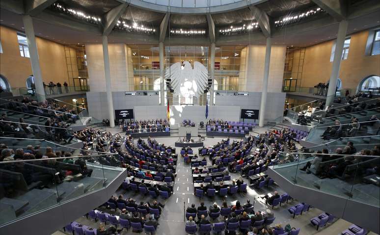 <p>O presidente do Congresso alem&atilde;o, Norbert Lammert, discursa em comemora&ccedil;&atilde;o&nbsp;do 25&ordm; anivers&aacute;rio da queda do Muro de Berlim</p><p>&nbsp;</p>