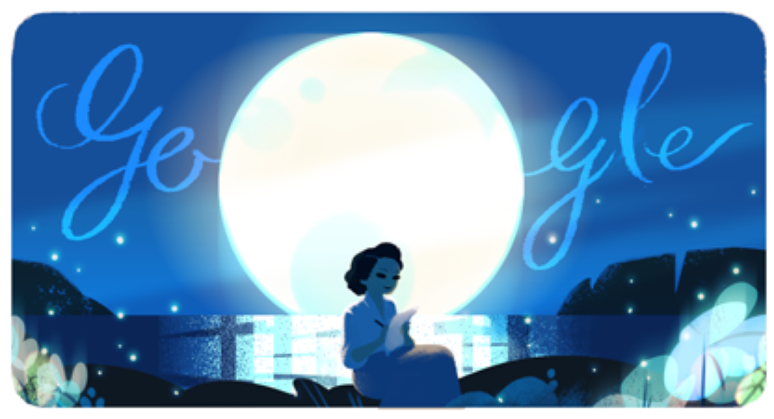 Doodle desta sexta-feira, 7 de novembro, homenageia Cecília Meireles