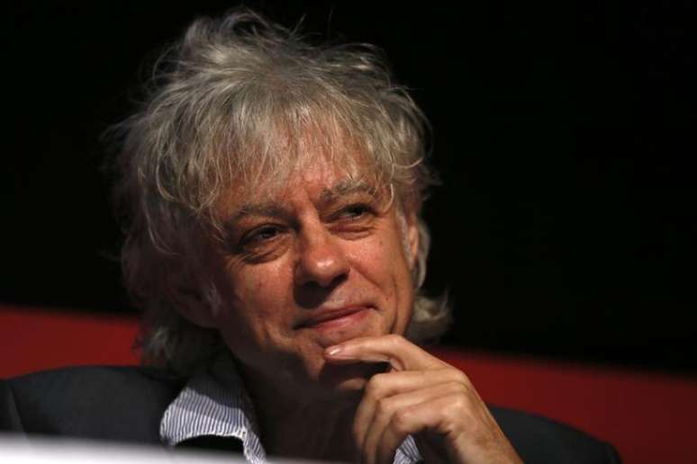 Cantor Bob Geldof durante lançamento do relatório Africa Progress 2014, em Londres. 8/05/2014.