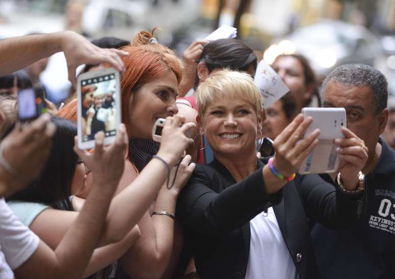 Xuxa grava comercial na Argentina 