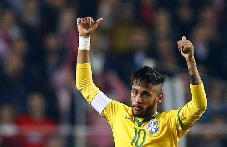 <p>Neymar se tornou o capit&atilde;o do Brasil depois da Copa</p>