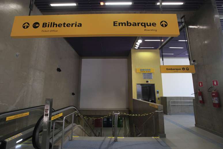 Estação Fradique Coutinho, da Linha 4-Amarela do Metrô