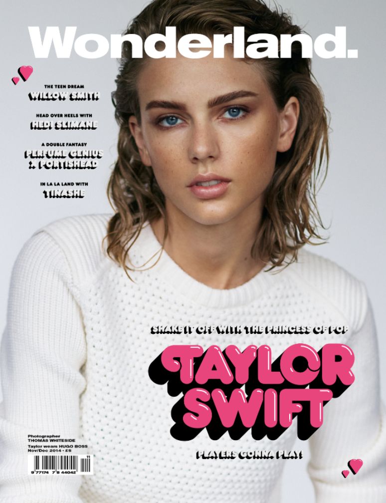 Taylor Swift aparece diferente em capa de revista