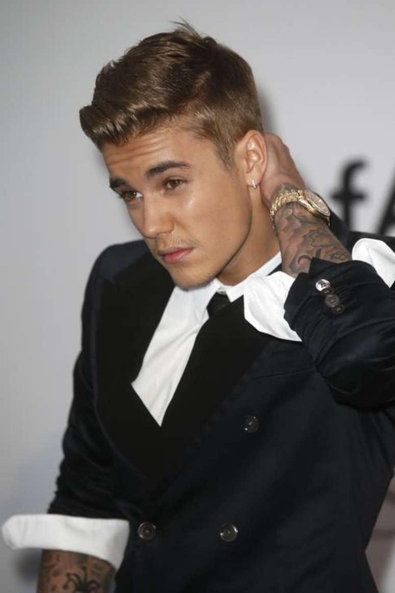 Justin Bieber durante evento no Festival de Cannes, em 22 de maio de 2014.