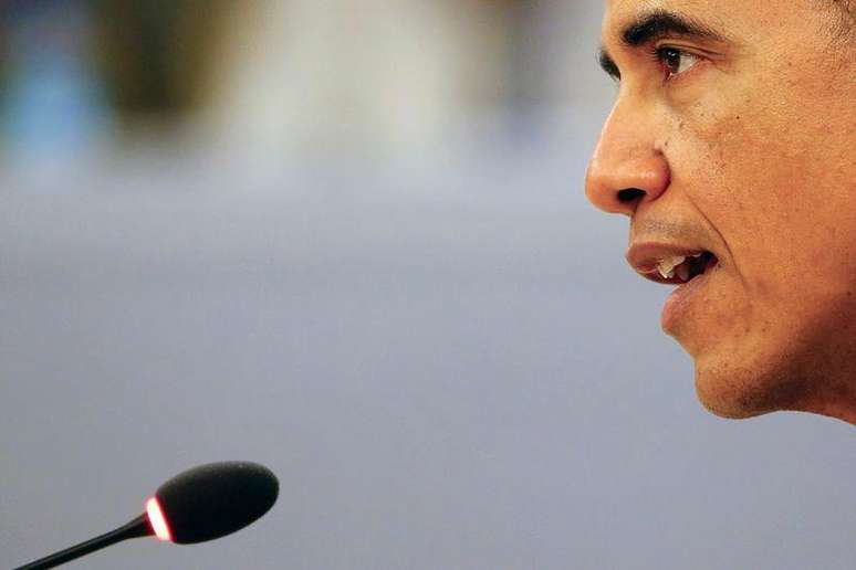 Presidente dos EUA, Barack Obama, durante reunião em Naypyitaw. 13/11/2014