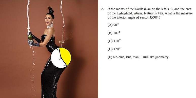 Foto de Kardashian na revista Paper deu origem a uma série de problemas "cômicos" de matemática
