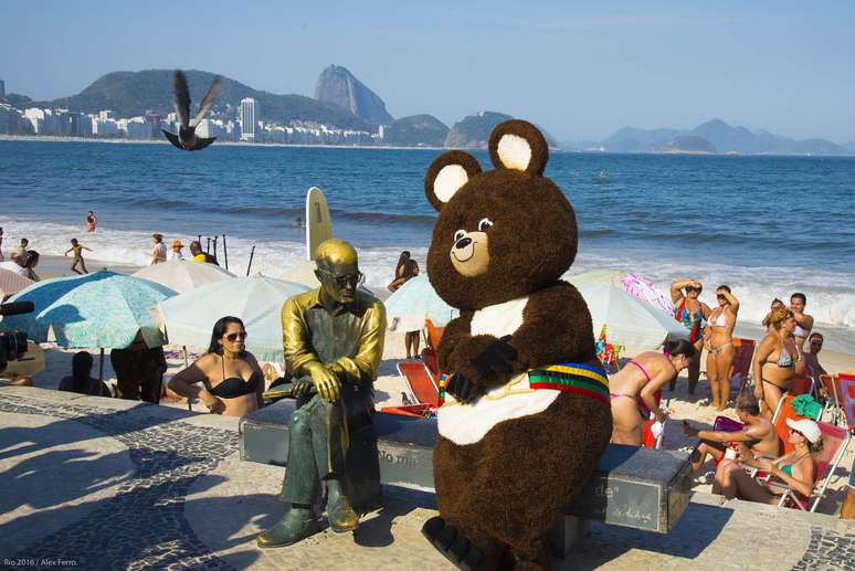 Mascote históricos de Olimpíadas animaram Rio de Janeiro nesta sexta