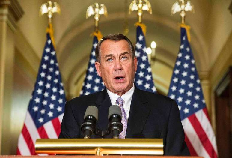 <p>Presidente da Câmara dos Deputados, John Boehner, disse que as ações de Obama foram 'unilaterais'</p>