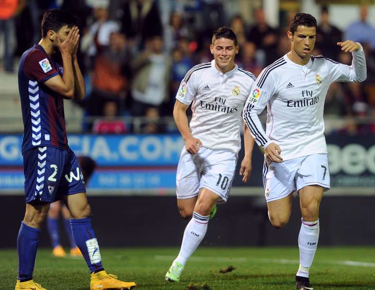 Cristiano Ronaldo marcou dois gols em vitória sobre Eibar