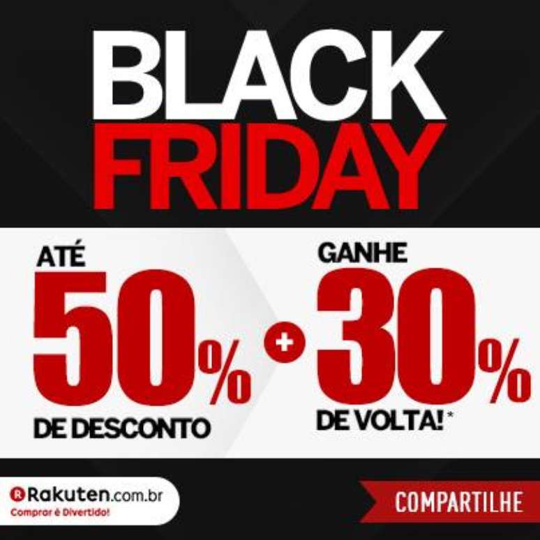 <p>Rakuten devolverá 30% do valor da compra de volta ao consumidor por meio de Super Points, moeda utilizada no programa de fidelidade da marca. O crédito pode ser utilizado em compras futuras</p>