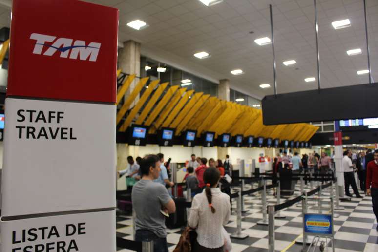 Movimentação no aeroporto de Congonhas nesta quarta-feira