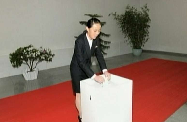<p>Kim Yo-jong &eacute; vice-diretora do&nbsp;Partido dos Trabalhadores</p>