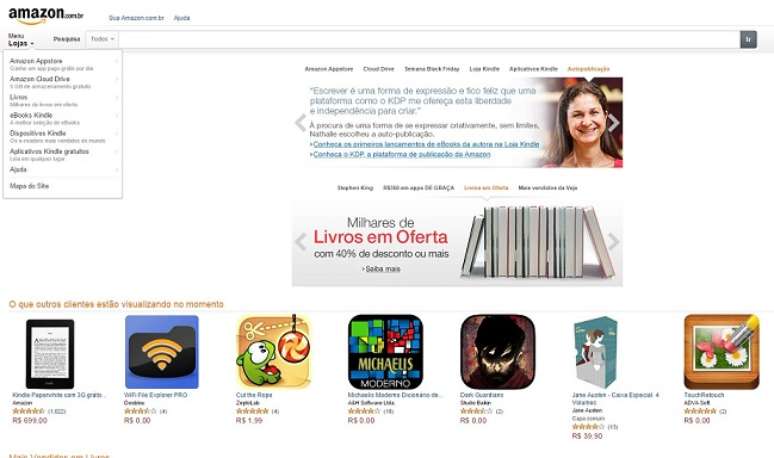 <p>A Amazon.com.br acaba de colocar no ar uma página dedicada a sugestões de leitura e presentes para este Natal. São mais de 150 mil títulos disponíveis na Amazon.com.br a preços convidativos </p>