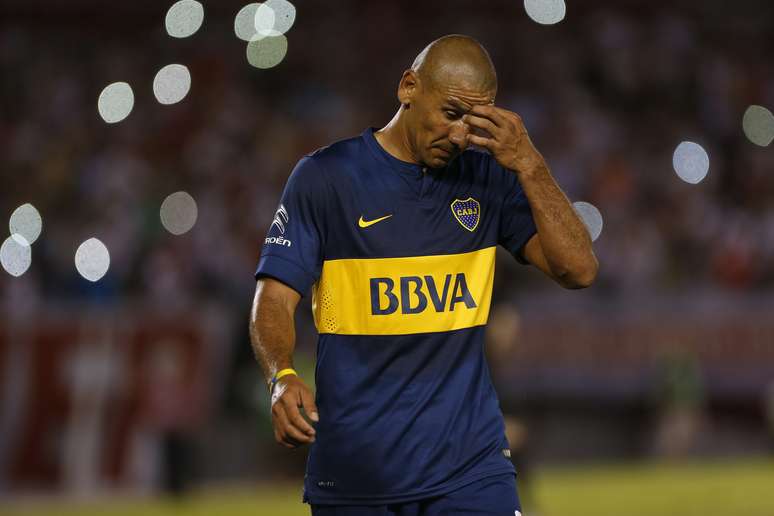 <p>Boca foi eliminado pelo River pela 1&ordf; vez em mata-matas internacionais</p>