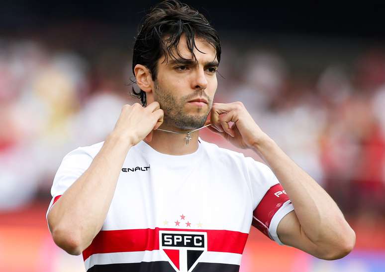 <p>Recém saído do São Paulo, Kaká estreia pelo Orlando City em 2015</p>