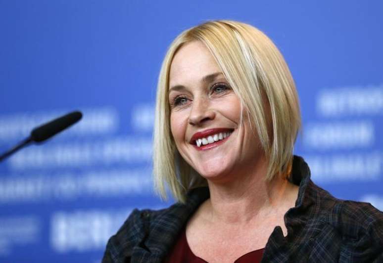 A atriz Patricia Arquette concede entrevista coletiva para promover o filme "Boyhood - da Infância à Juventude", em Berlim, na Alemanha, em fevereiro. 13/02/2014