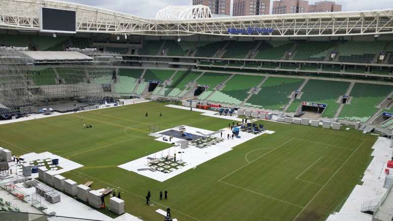 <p>Evento mostra a versatilidade do estádio</p>