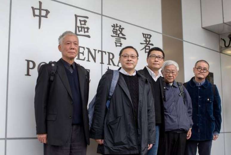 <p>L&iacute;deres do Occupy Central de Hong Kong se entregaram, mas n&atilde;o ficaram presos</p>