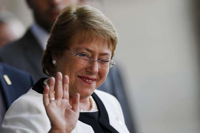 <p>Michelle Bachelet durante a cúpula da Unasul, em Brasília, em 16 de julho</p>