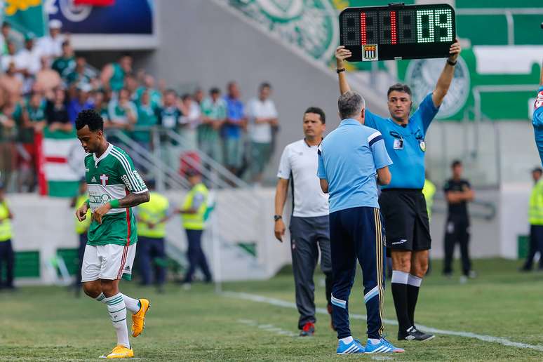 Wesley foi bastante xingado em suas partidas pelo Palmeiras no Allianz Parque