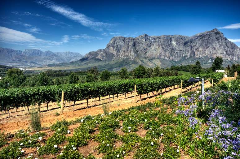 Cape Winelands encanta com sua paisagem de montanhas e vales