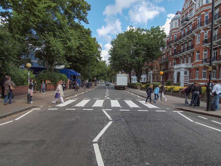 Impossível ir a Londres e não fazer a clássica foto dos Beatles em Abbey Road