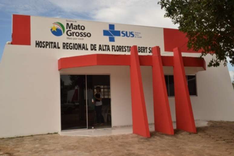 <p>Hospital Regional de Alta Floresta, no norte de Mato Grosso</p>