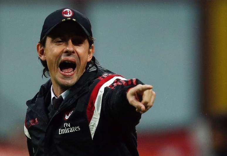 T&eacute;cnico do Milan, Filippo Inzaghi. 30/11/2014