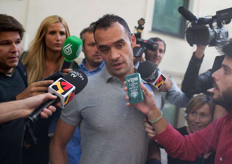 <p>Juanfran Garcia, na &eacute;poca no Levante, d&aacute; depoimento sobre o caso em outubro; suspeita envolve 41 pessoas</p>