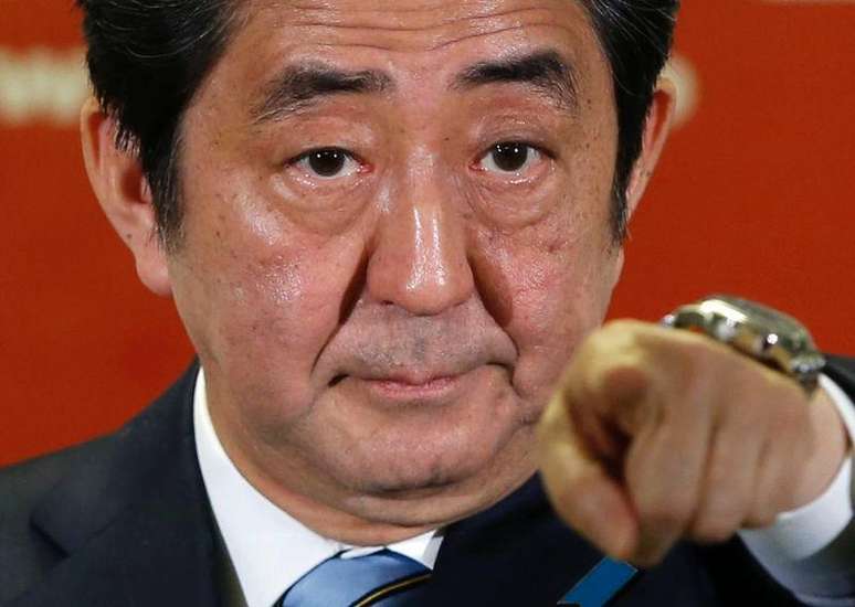 <p>Primeiro-ministro do Japão e líder da do Partido Liberal Democrata, Shinzo Abe</p>