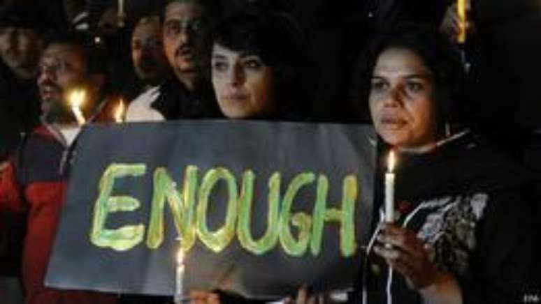 Protesto no Paquistão / Crédito: EPA