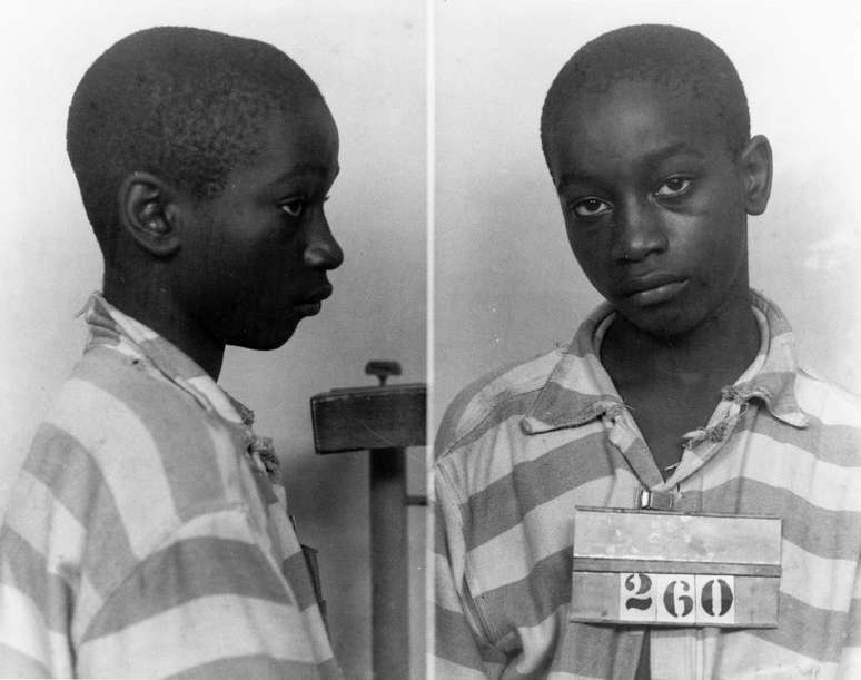 <p>George Stinney pesava apenas 43 quilos quando foi executado pelo assassinato de duas meninas</p>