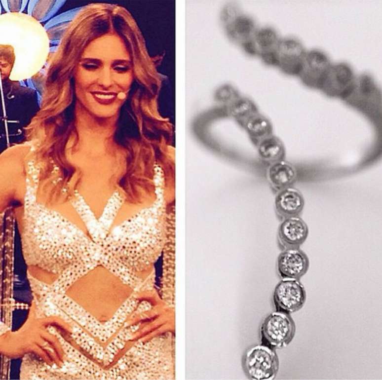 O anel serpentina de Patricia Goodman custa R$ 4,5 mil