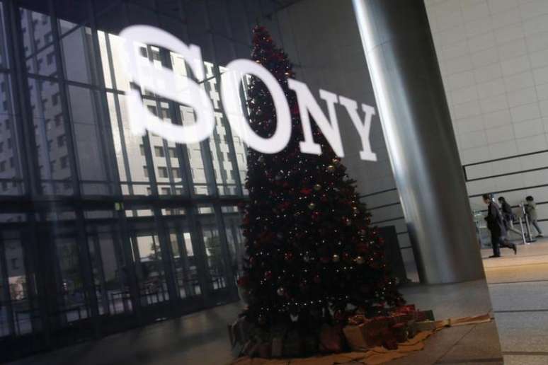 Logotipo da Sony em Tóquilo. Foto de 18/11/2014.