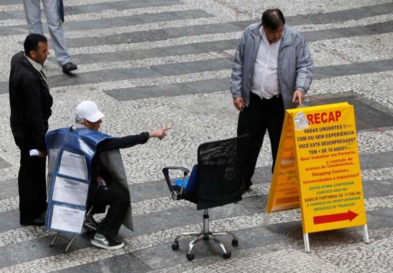 <p>Oferta de vagas de emprego no centro de São Paulo (13/08/2014)</p>