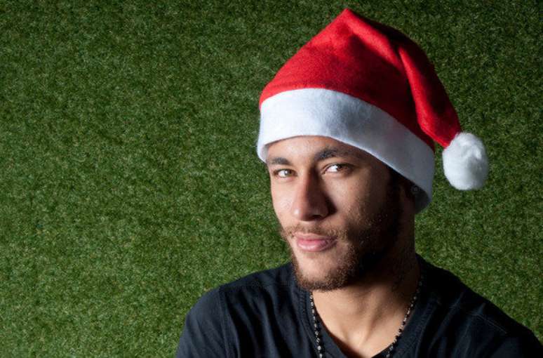 Neymar até vestiu um gorro para ser destaque de jornal espanhol