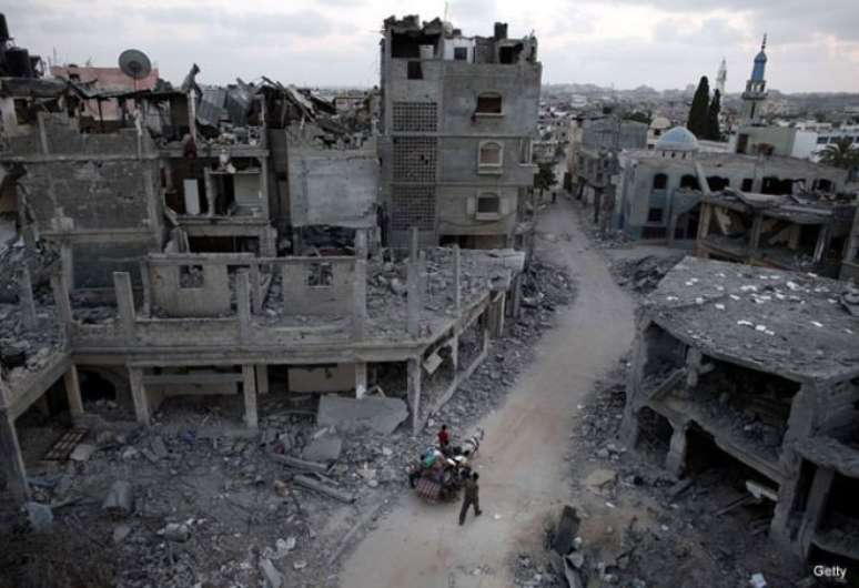 <p>Gaza respira caos e sofre com infraestrutura</p>