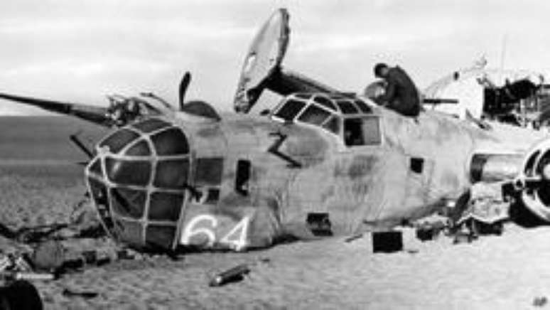 O avi&atilde;o Lady Be Good (AP)