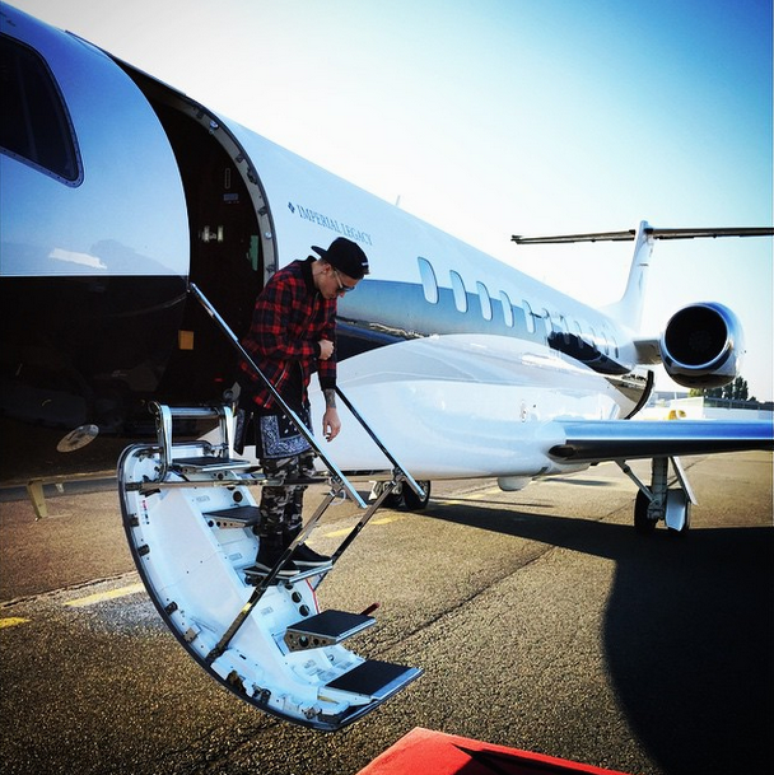 Justin Bieber faz extravagâncias no Instagram 