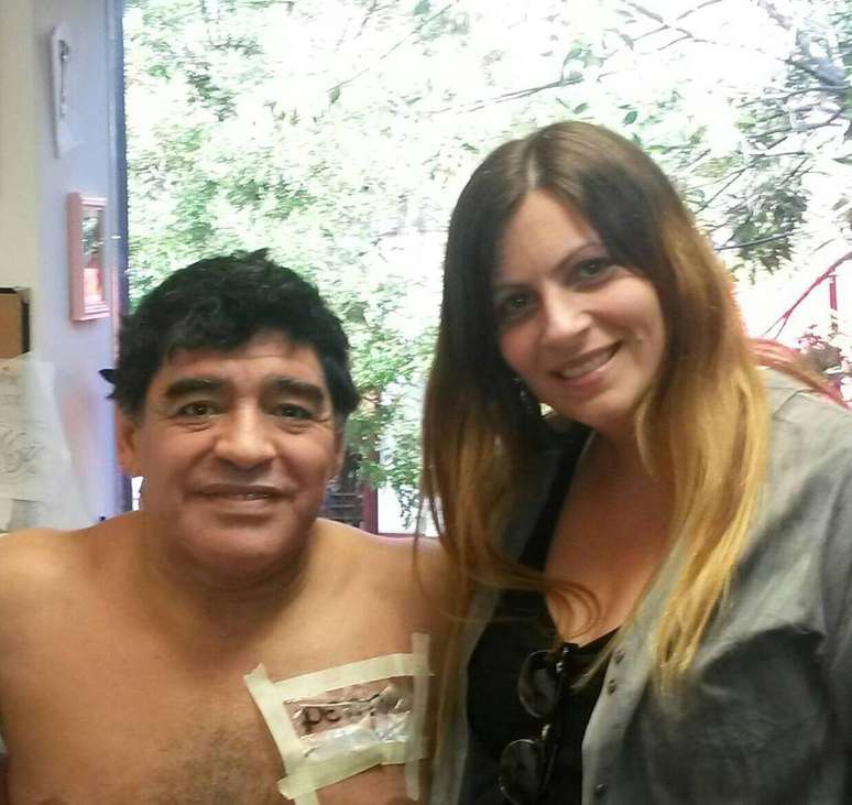 <p>Maradona antes do "lifting" facial. Bastante diferente, não?</p>