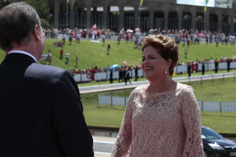 <p>A presidente Dilma Rousseff toma posse, nesta quinta-feira, de seu segundo mandato, em cerimônia em Brasília, com a presença de autoridades nacionais e estrangeiras</p>