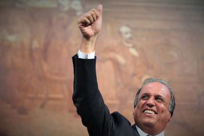 O governador Luiz Fernando Pezão tomou posse na manhã desta quinta-feira, na Assembleia Legislativa do Estado do Rio de Janeiro (Alerj), na capital carioca