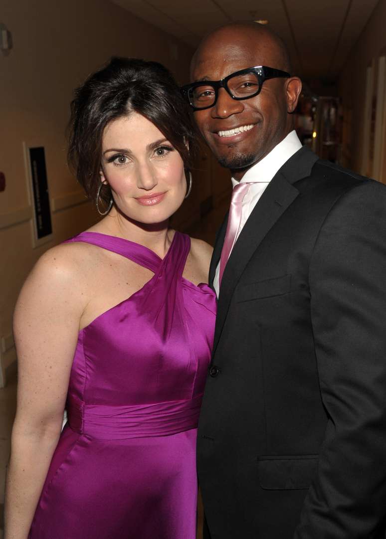 <p>Indina Menzel e Taye Diggs foram casados por 10 anos</p>